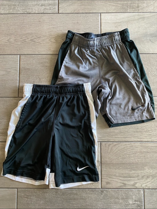 Nike Other - Nike Dr-Fit Boys Athletic Short - Lot of 2 - Black/Gray/White